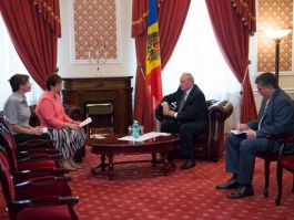 Президент Николае Тимофти провел встречу с послом Литовской Республики Виолетой Мотулайте