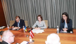 Президент Майя Санду обсудила с Президентом Латвии повестку дня двусторонних молдо-латвийских отношений