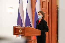 Declarațiile de presă ale doamnei Maia Sandu, Președintele Republicii Moldova, după întrevederea cu domnul Borut Pahor, Președintele Republicii Slovenia
