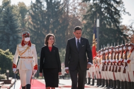 Președintele Maia Sandu: „Vizita Președintelui Republicii Slovenia este pentru a transmite un semnal de sprijin pentru agenda noastră ambițioasă de reforme”