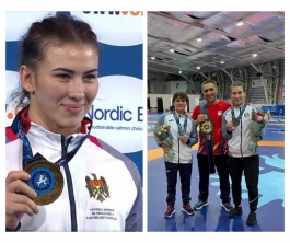 Președintele Maia Sandu le-a felicitat pe sportivele câștigătoare ale Campionatului mondial la lupte pentru seniori din Oslo 