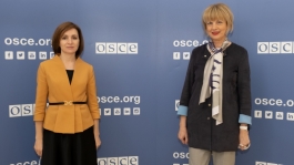 Preşedintele Maia Sandu: „Republica Moldova va colabora în continuare cu OSCE pentru a face față provocărilor de securitate din regiunea noastră”