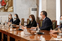 Президент Майя Санду побеседовала с председателями комитетов по иностранным делам парламентов стран Балтии