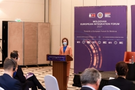 Discursul doamnei Maia Sandu, Președintele Republicii Moldova, la deschiderea Forumului de integrare europeană: Calea spre un viitor european al Moldovei