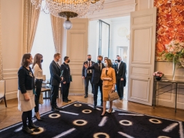 Președintele Maia Sandu a avut, la Paris, mai multe întrevederi bilaterale