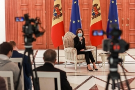 Президент Майя Санду провела пресс-конференцию по актуальным внутренним и внешним вопросам