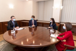 Relațiile moldo-belgiene, discutate de șefa statului cu Ambasadorul Belgiei