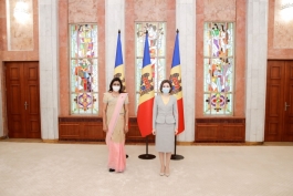 Președinta Maia Sandu a primit scrisorile de acreditare ale ambasadorilor Egiptului, Malaysiei, Sri Lanka și Zimbabwe