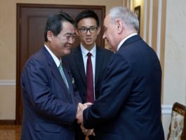 President Nicolae Timofti meets Japanese official