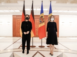 President Maia Sandu discussed with German Foreign Minister Annalena Baerbock