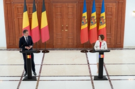 Press Statement of President Maia Sandu after the meeting with the Prime Minister of the Kingdom of Belgium Alexander De Croo