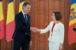 Declarația de presă a Președintei Maia Sandu după întrevederea cu Prim-ministrul Regatului Belgiei, Alexander De Croo