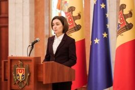 Mesajul Președintei Maia Sandu în contextul promulgării modificărilor legislative privind interzicerea folosirii simbolurilor care promovează războiul