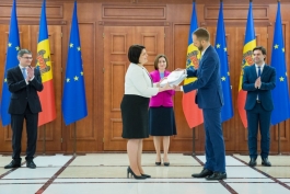 The Republic of Moldova handed over the completed questionnaire for accession to the European Union