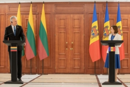 Press statement by President Maia Sandu after the meeting with the President of the Republic of Lithuania, Gitanas Nauseda 