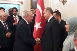 Președintele Nicolae Timofti a participat la ceremonia de învestire în funcție a președintelui ales al Turciei, Recep Tayyip Erdogan