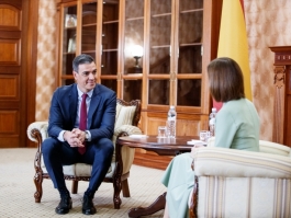 President Maia Sandu spoke with Spanish Prime Minister Pedro Sanchez