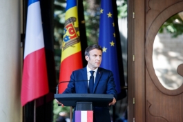 Press Statement by President of the Republic of Moldova, H.E. Maia Sandu after the meeting with the President of the French Republic, H.E. Emmanuel Macron 