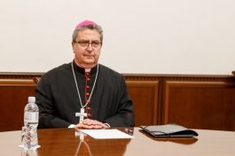 The representative of the Holy See sent a message of appreciation on behalf of His Holiness, the Pope of Rome to the citizens of the Republic of Moldova