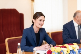 Глава государства обсудила молдавско-литовские двусторонние отношения с Председателем Парламента и Премьер-министром Литвы