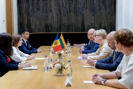 Глава государства обсудила молдавско-литовские двусторонние отношения с Председателем Парламента и Премьер-министром Литвы