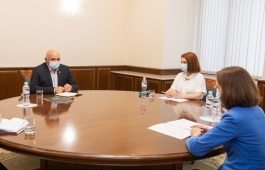 Șefa statului s-a întâlnit cu Președintele raionului Taraclia
