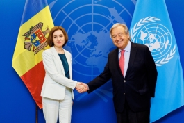 Președinta Maia Sandu s-a întâlnit cu Secretarul General al ONU