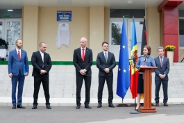 Șefa statului a participat la inaugurarea unui proiect de eficiență energetică la liceul din Holercani, Dubăsari