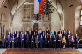 Președinta Maia Sandu la Summitul CPE de la Praga: „Statele europene trebuie să lucreze împreună pentru restabilirea ordinii internaționale bazate pe reguli”