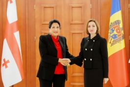 Președinta Maia Sandu a avut o întrevedere cu Președinta Georgiei, Salome Zurabișvili