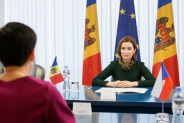 Președinta Maia Sandu a discutat cu Președinta Camerei Deputaților legislativului ceh, Markéta Pekarová Adamová