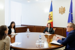 Президент Майя Санду провела встречу с новым главой Миссии ОБСЕ в Молдове Келли Кейдерлинг