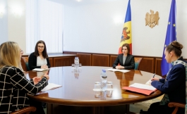 Cooperarea moldo-albaneză discutată de șefa statului și ambasadoarea Albaniei în Moldova