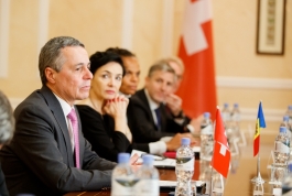 Президент Майя Санду провела встречу с Президентом Швейцарской Конфедерации Иньяцио Кассисом