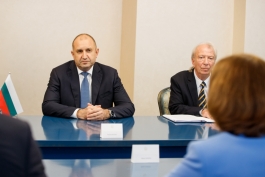 Președinta Maia Sandu s-a întâlnit cu Președintele Bulgariei, Rumen Radev