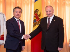 Președintele Republicii Moldova, Nicolae Timofti, a primit scrisorile de acreditare din partea a patru ambasadori