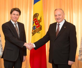 Președintele Republicii Moldova, Nicolae Timofti, a primit scrisorile de acreditare din partea a patru ambasadori