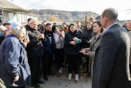 Șefa statului a vizitat localitatea Naslavcea, afectată de rachetele rusești trimise spre Ucraina