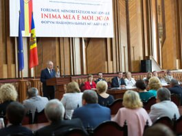 Moldovan president attends national minorities’ forum