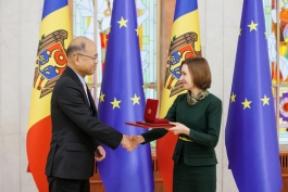 The Head of State met with Japanese Ambassador to Moldova Yoshihiro Katayama at the end of his mandate in our country
