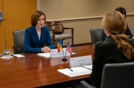 Președinta Maia Sandu s-a întâlnit, la Washington, cu Samantha Power, Administratoarea USAID