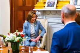 Șefa statului a avut o întrevedere cu Nancy Pelosi, Președinta Camerei Reprezentanților din Congresul SUA