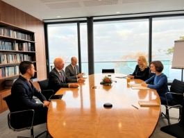 Președinta Maia Sandu s-a întâlnit cu Profesorul Klaus Schwab, președintele executiv al Forumului Economic Mondial