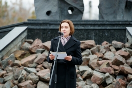 Президент Майя Санду приняла участие в Митинге памяти жертв Холокоста 