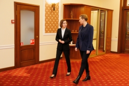 Глава государства встретилась с Премьер-министром Королевства Дании Метте Фредериксен