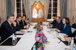 Relațiile moldo-croate discutate de șefa statului la München 