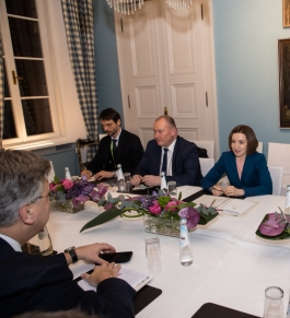 Relațiile moldo-croate discutate de șefa statului la München 
