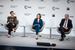 Noile evoluții privind securitatea națională și regională, dar și aspirațiile europene, discutate de Președinta Maia Sandu la München