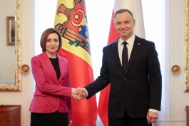 Relațiile moldo-poloneze discutate, la Varșovia, de Președinta Maia Sandu și Președintele  Andrzej Duda
