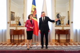  Молдавско-польские отношения обсудили в Варшаве Президент Майя Санду и Президент Анджей Дуда